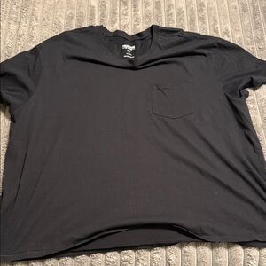 Torrid Black Pocket Tee